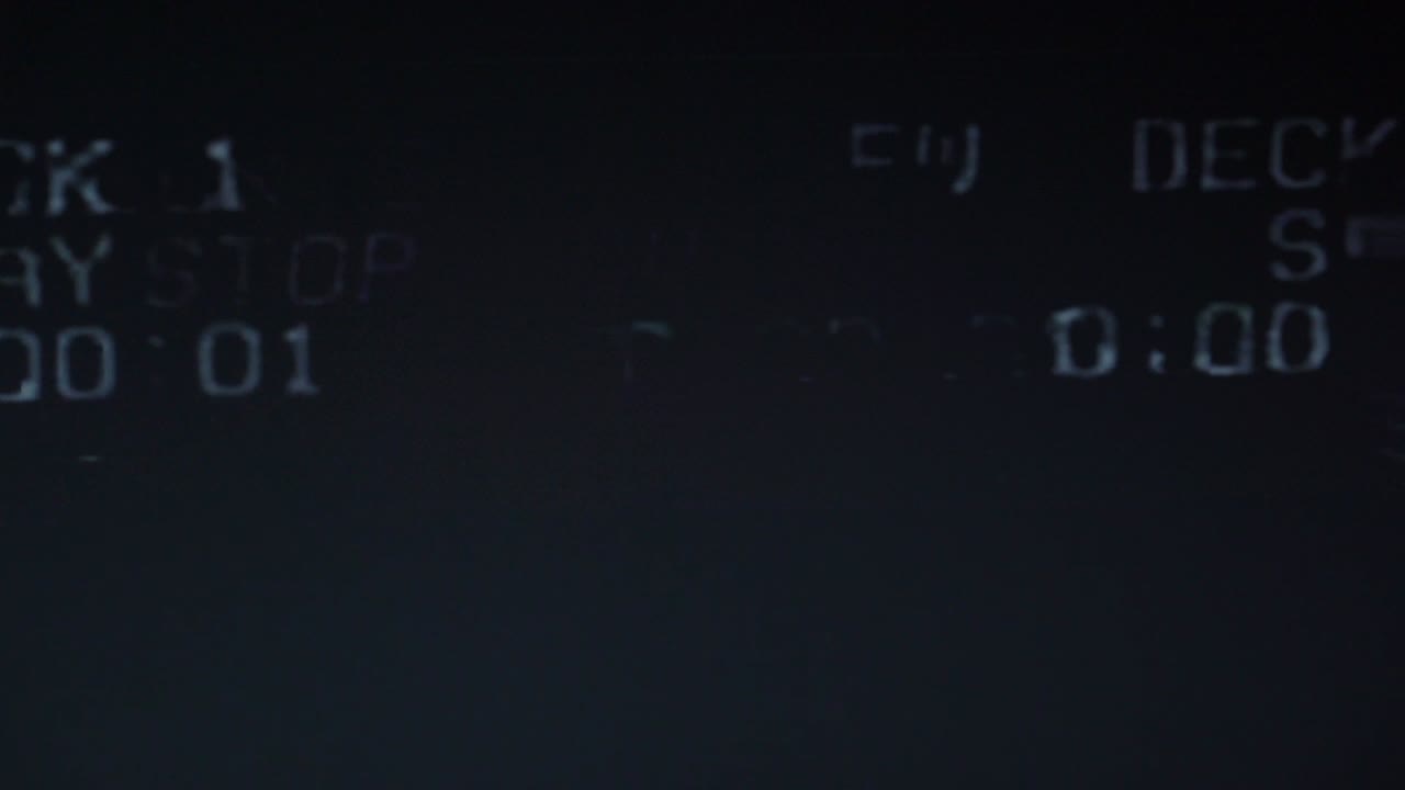 TV Noise with No Signal