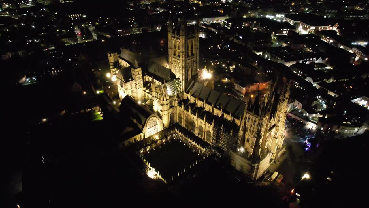 Canterbury Cathedral by night clip 11