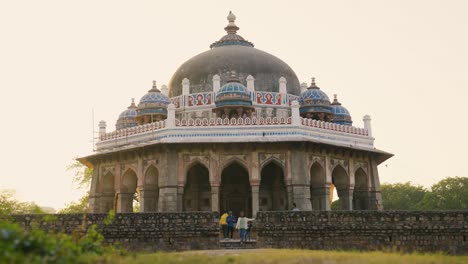 isa khan tomb establishing shot