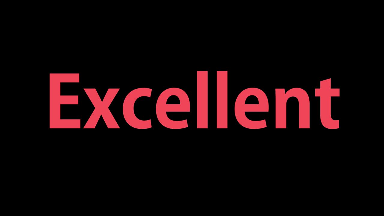 excelente mensaje de animación de texto gráficos de movimiento