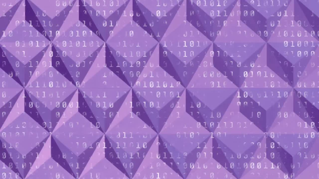 fondo secuenciado con códigos binarios