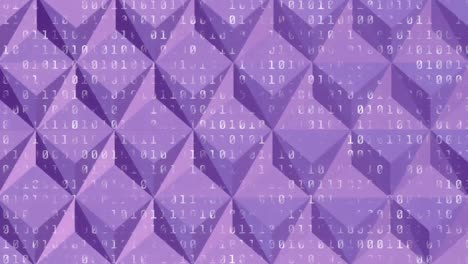 Sequenced background with binary codes