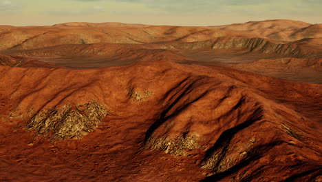 hermosas dunas de arena en el desierto del sáhara al atardecer