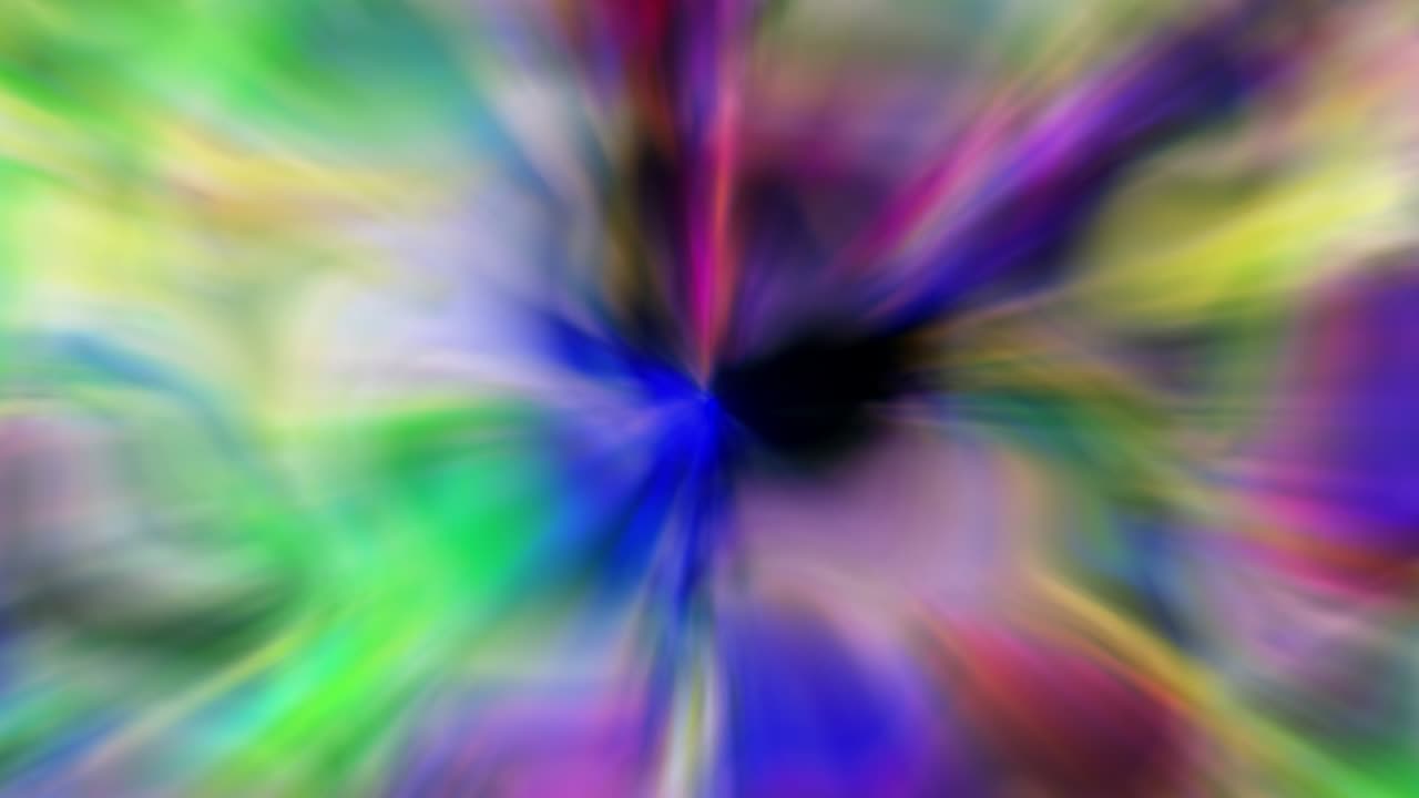 abstracto colorido remolino psicodélico movimiento de bucle sin costuras fondo