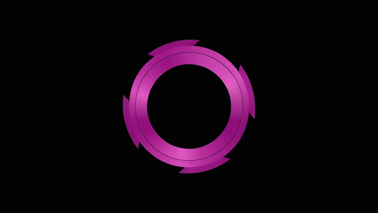 Abstract Pink Circular Motion Graphic Animation