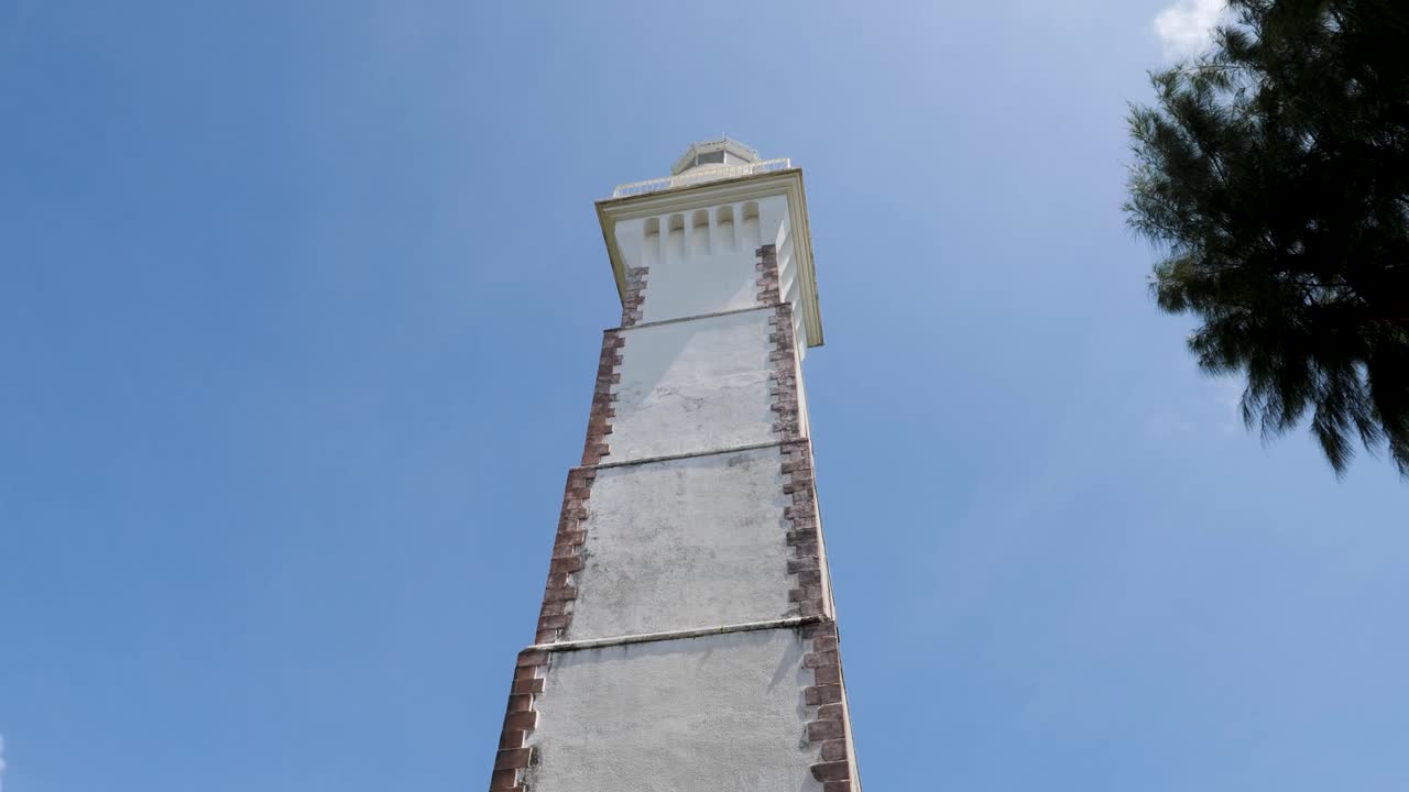 Point Venus lighthouse located in the commune of Mahina, in the north of the island of Tahiti in French Polynesia.
