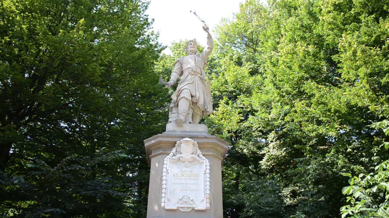 Monumento a Jan Kiliński a Leopoli (Ucraina). Jan Kiliński, colonnello polacco, uno dei più stretti collaboratori di Tadeusz Kościuszko.