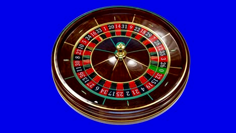 la rueda de la ruleta del casino.