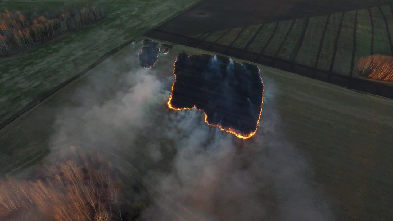 incendios de campo en zonas rurales