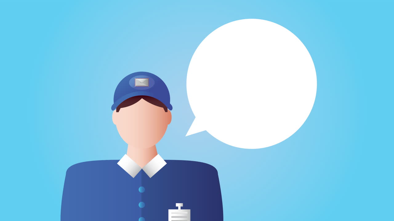 우편 서비스 애니메이션, 택배자 캐릭터