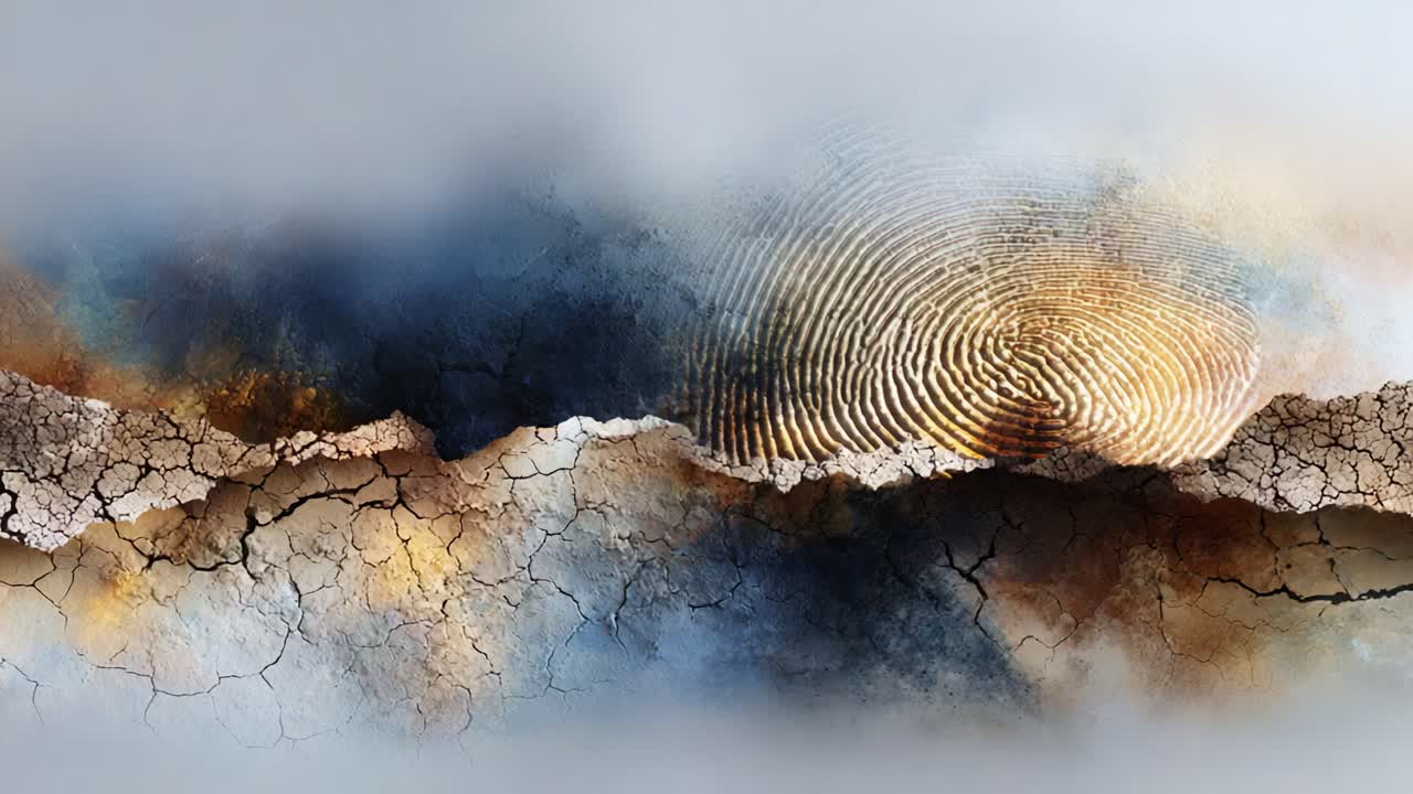 A visual exploration of contrasting textures and colors, capturing the intricate details of cracked earth and flowing patterns reminiscent of natural landscapes in an artistic representation