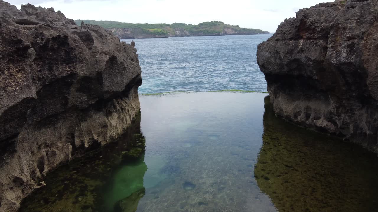 Angel's Billabong tidal rock pool on Nusa Penida Island