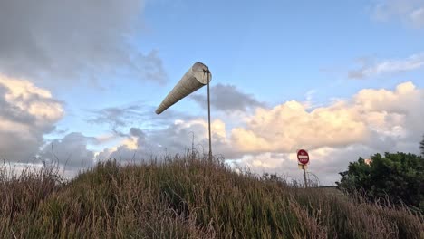 el viento sopla en el gran camino del océano.