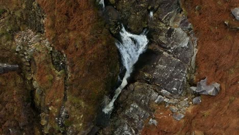 Carawaystick-Waterfall,-Glenmalure,-Wicklow,-Ireland,-February-2022