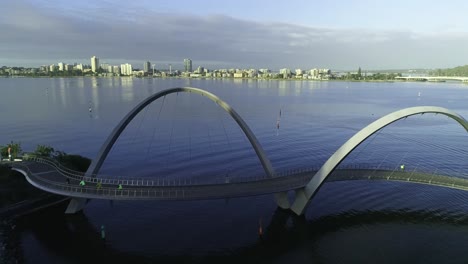 arch bridge in perth