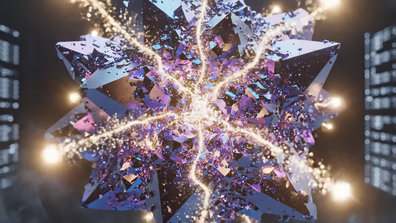 Abstract Geometric Crystal Explosion