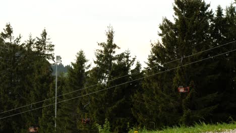 A-chairlift-without-passengers-in-the-middle-of-the-Black-Forest-stands-still