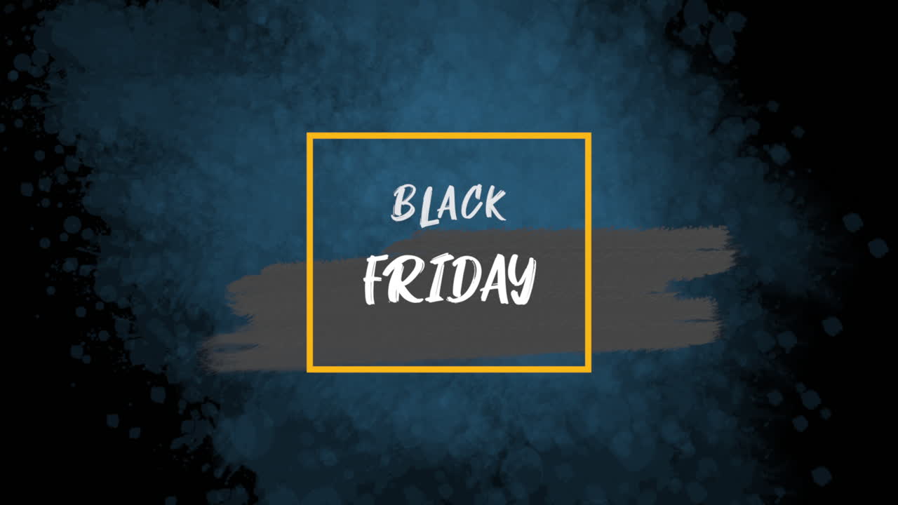 블루에 애니메이션 소개 텍스트 블랙 프라이데이