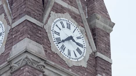 close up of a cathedral clock tower