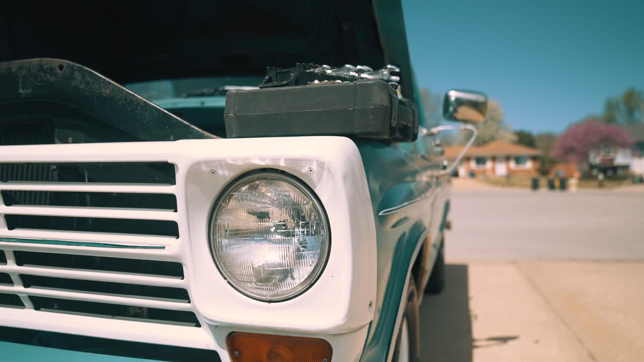 viejo camión lento pan