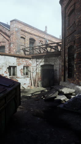 abandoned factory building