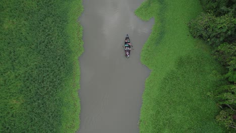 top-down-shot-of-a-boat-in-the