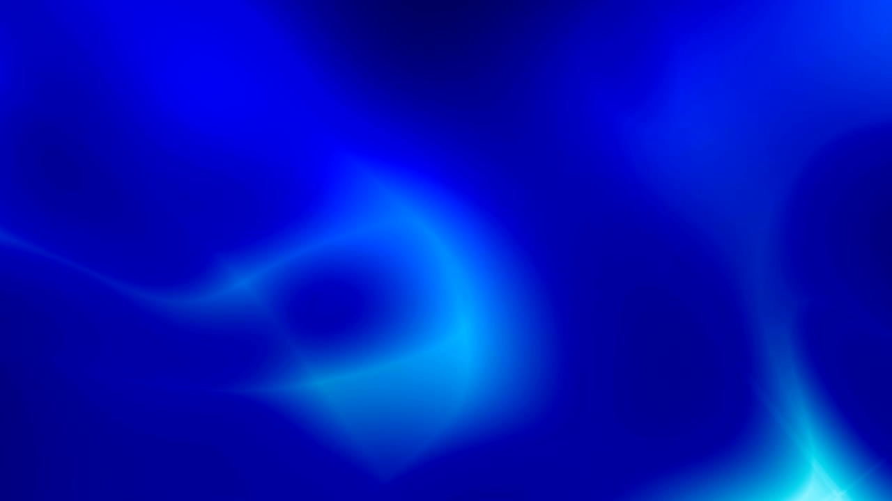 ondas de luz azul suave con con estrellas brillantes fondo gradiente abstracto bucle de video sin costuras