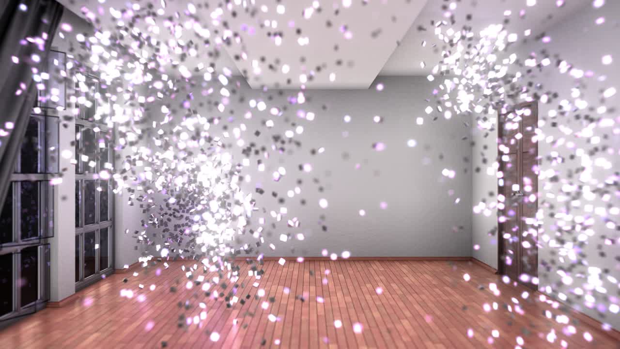 construcción de una sala de reuniones con pantalla. entrando en la pantalla.