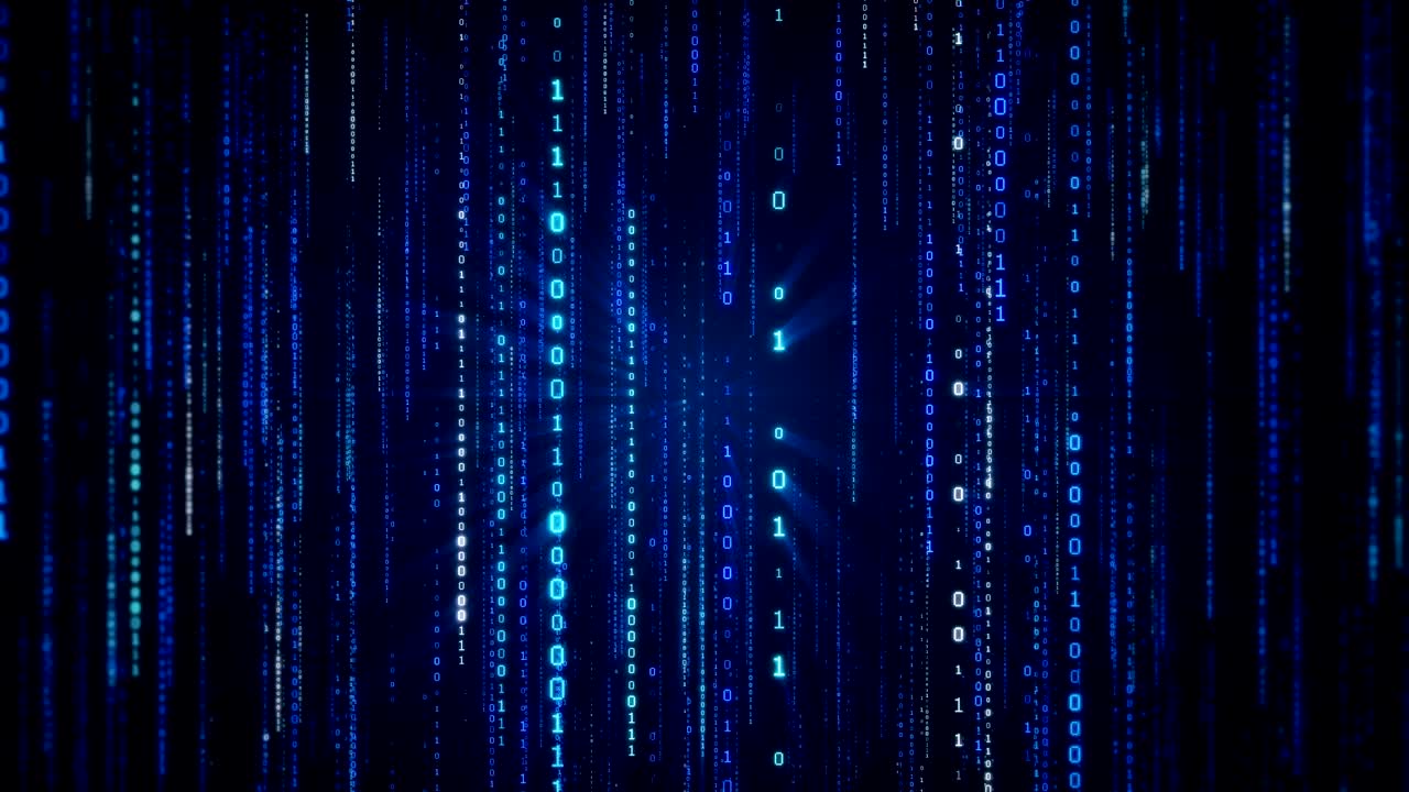 Abstract background of binary code