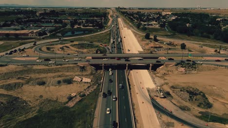 interstate traffic during rush hour