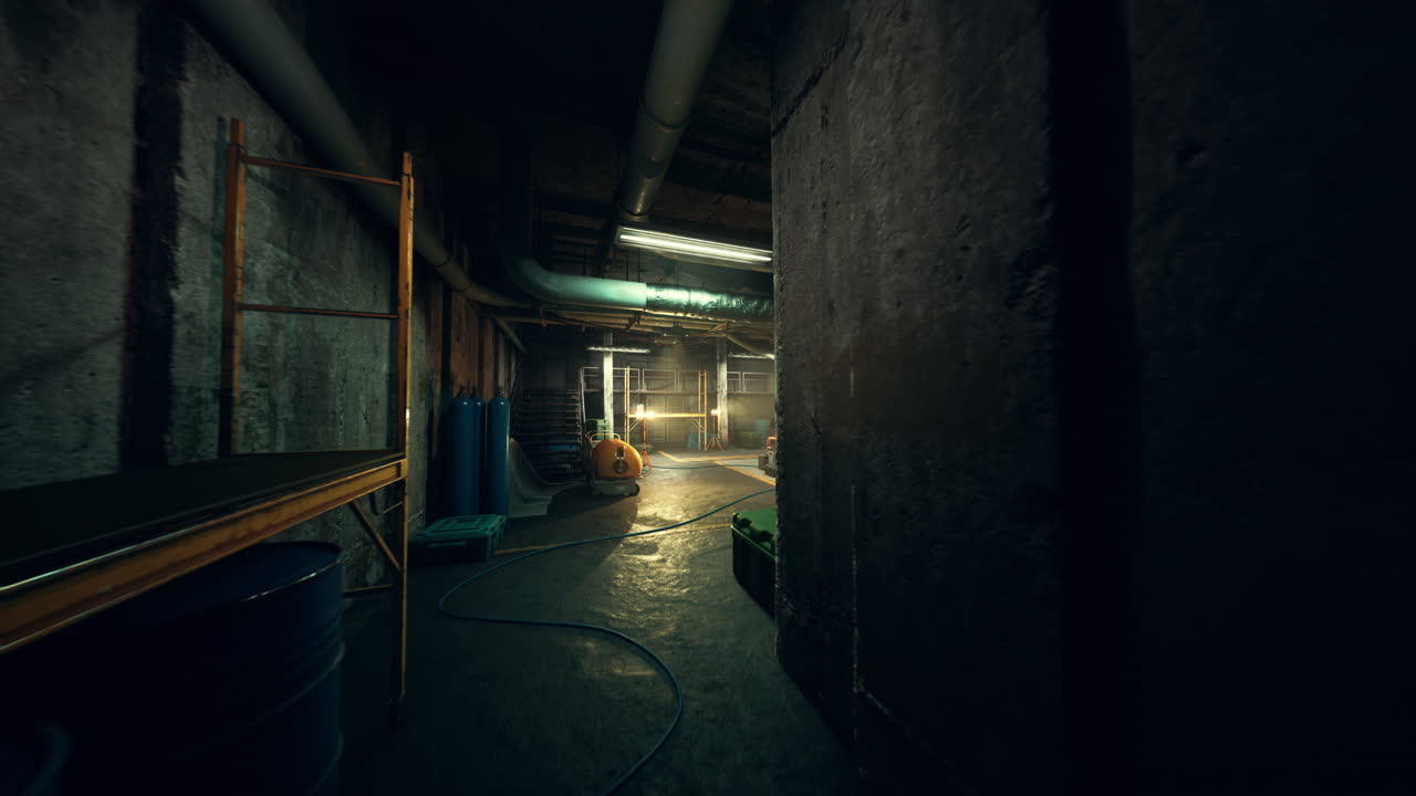 Industrial maintenance environment cluttered service area with tools