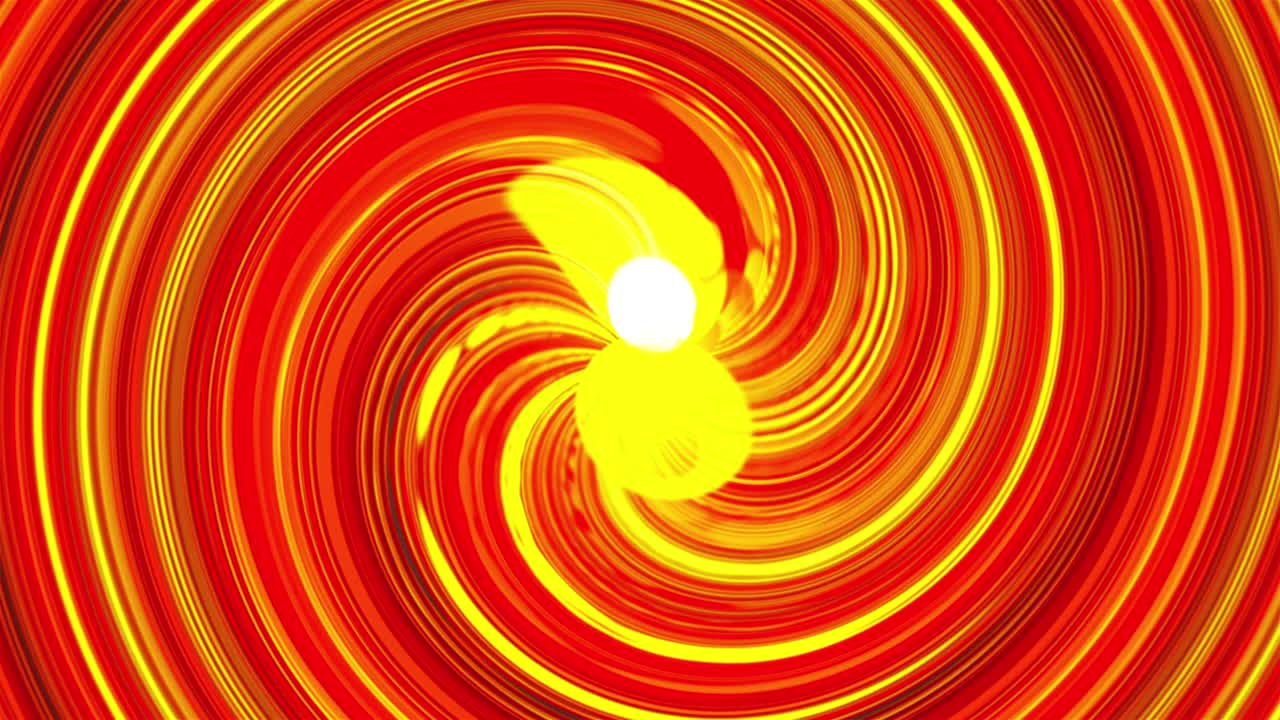 회전하는 나선형 원