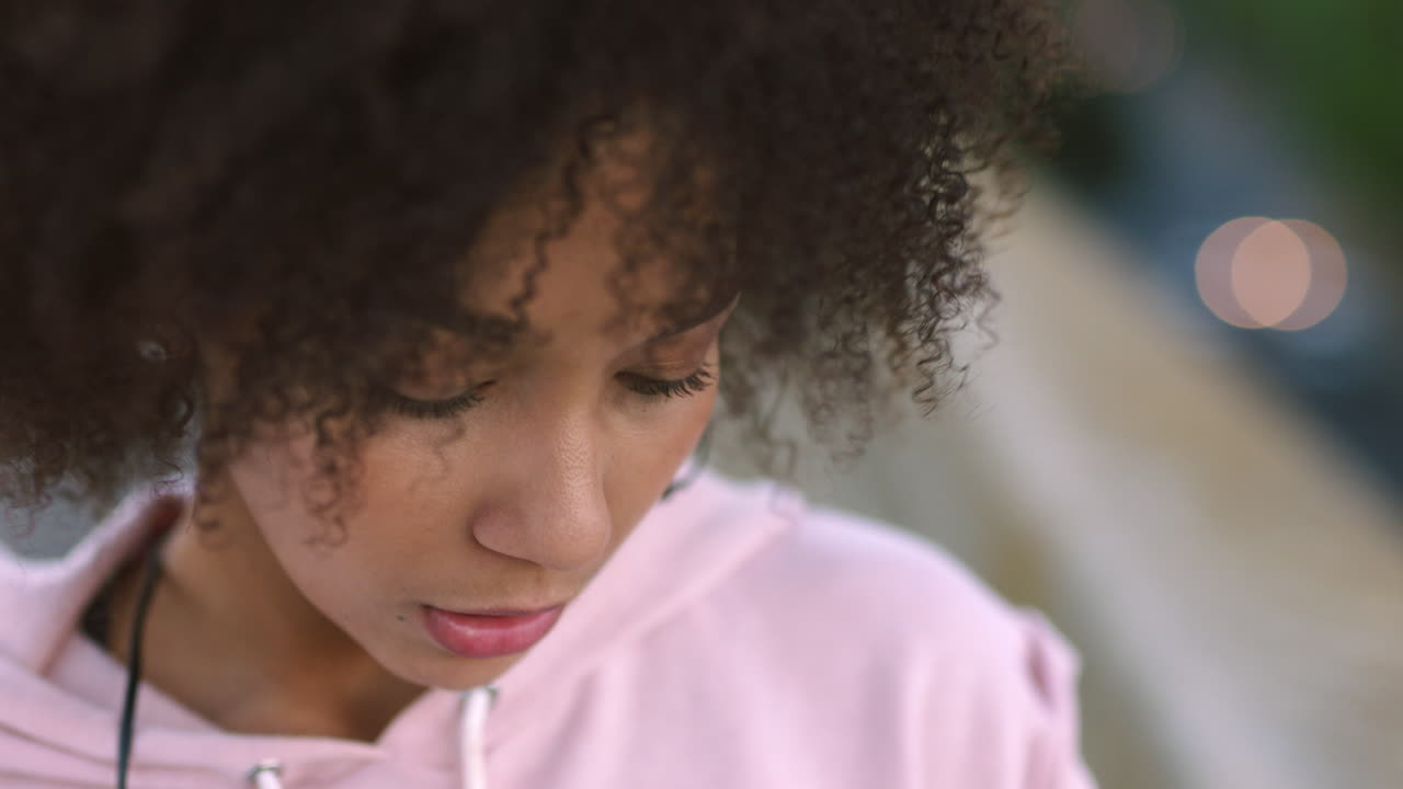 Trendy and stylish young female texting