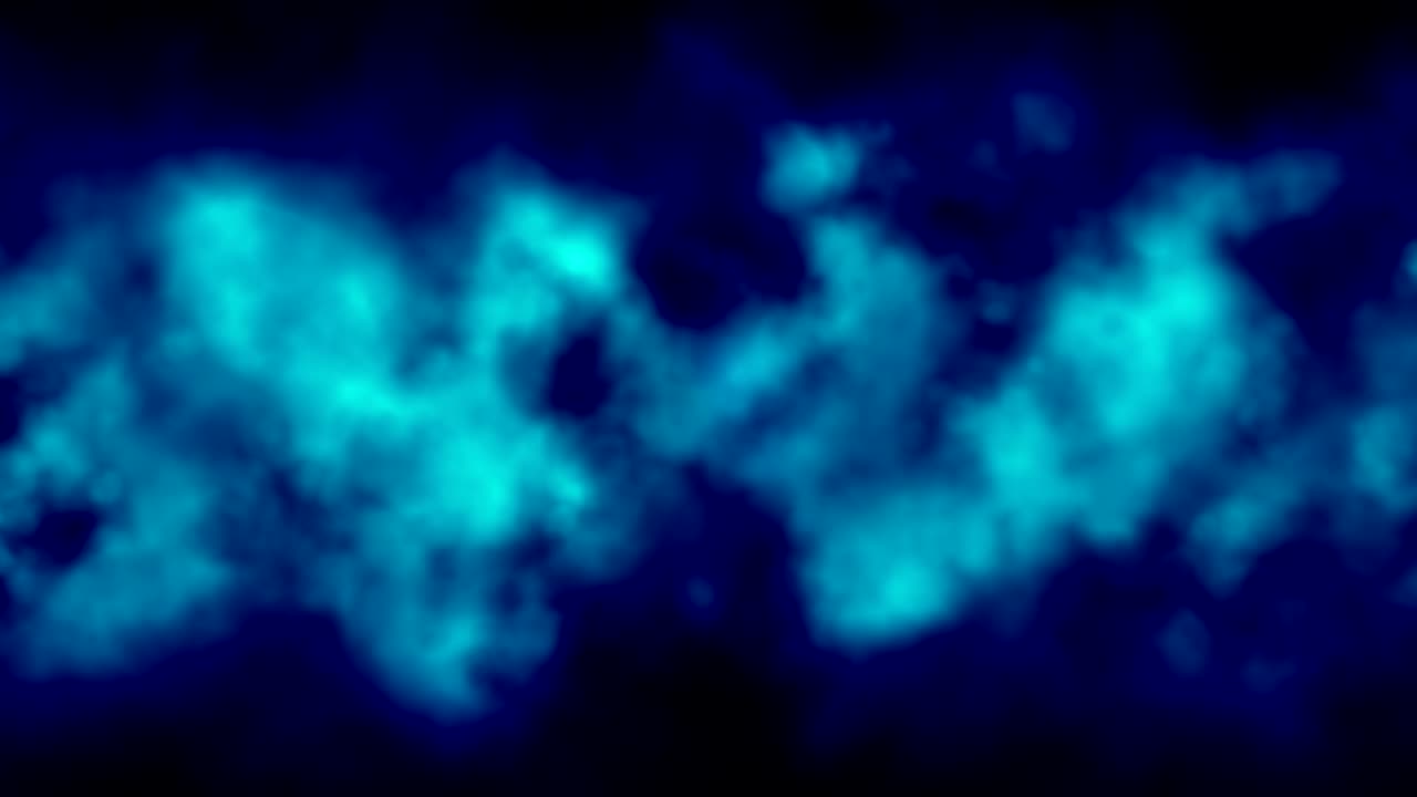 humo en movimiento, niebla, fondo dinámico azul oscuro, tiempo ventoso, nebulosa en movimiento, bucle sin costuras