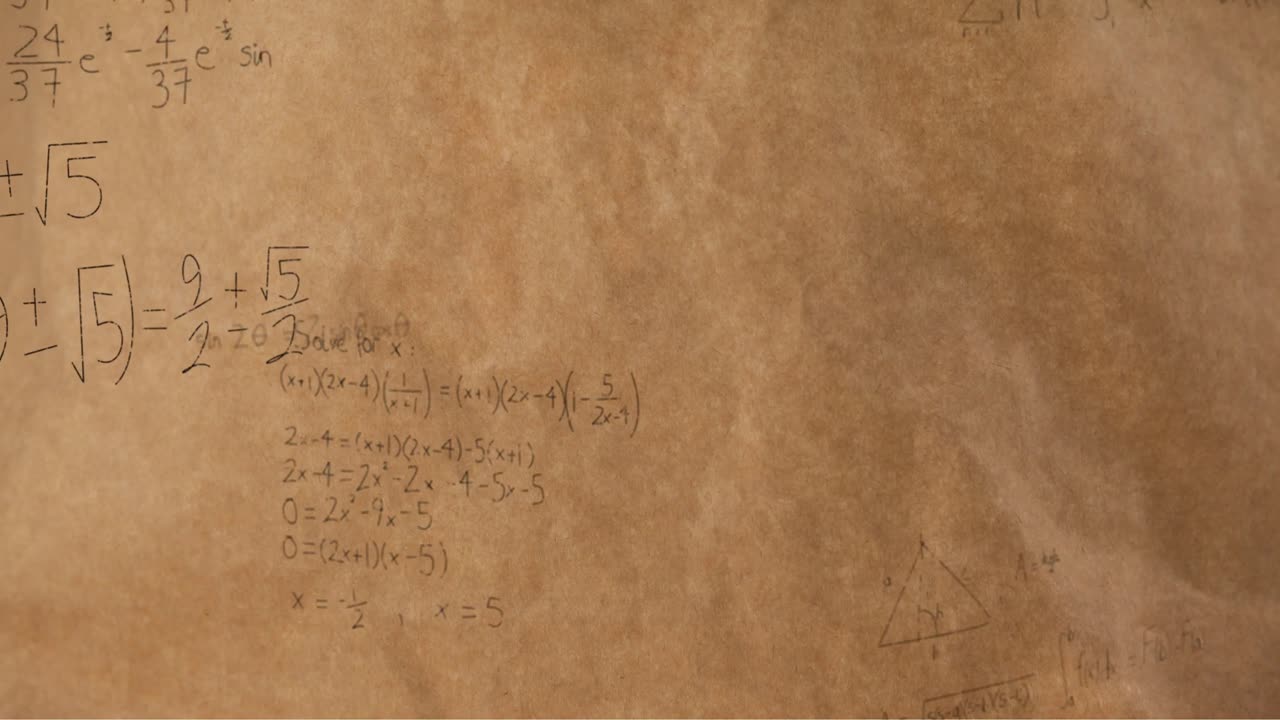 수학 방정식과 그림 4k