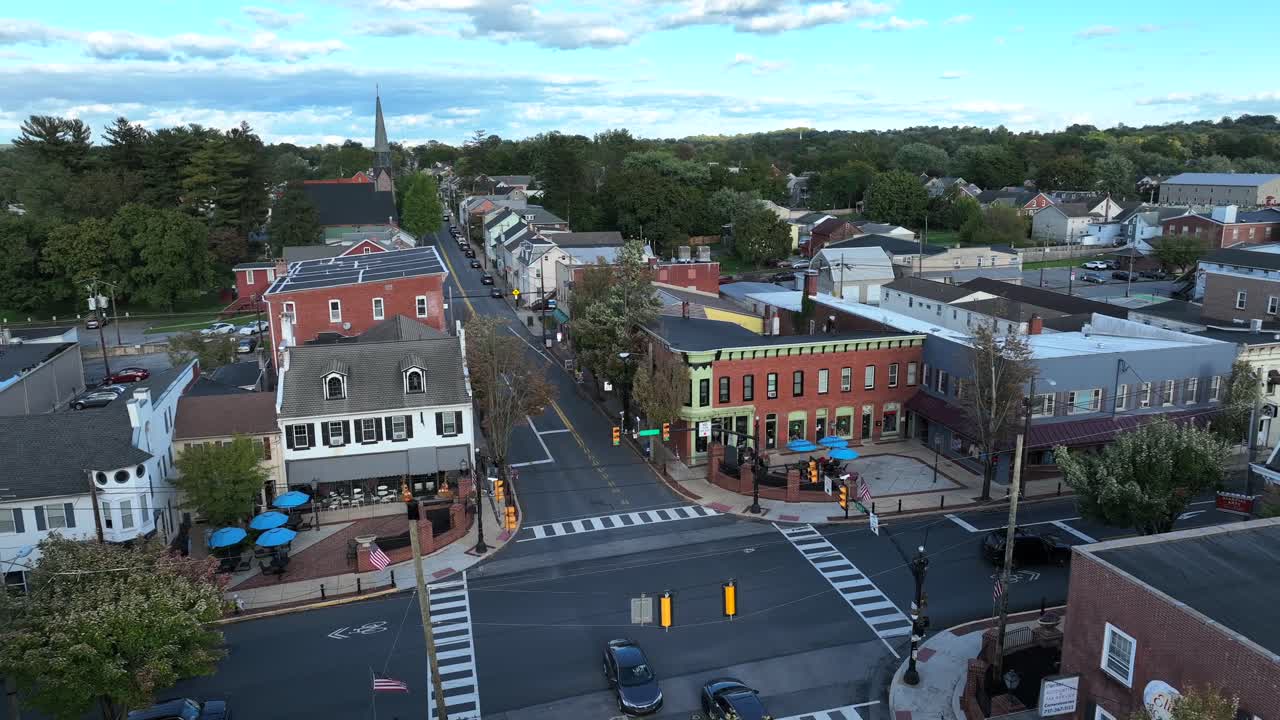 작은 마을 아메리카 광장