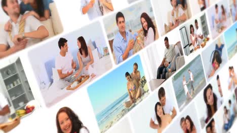 montage of loving coupes spending special time together