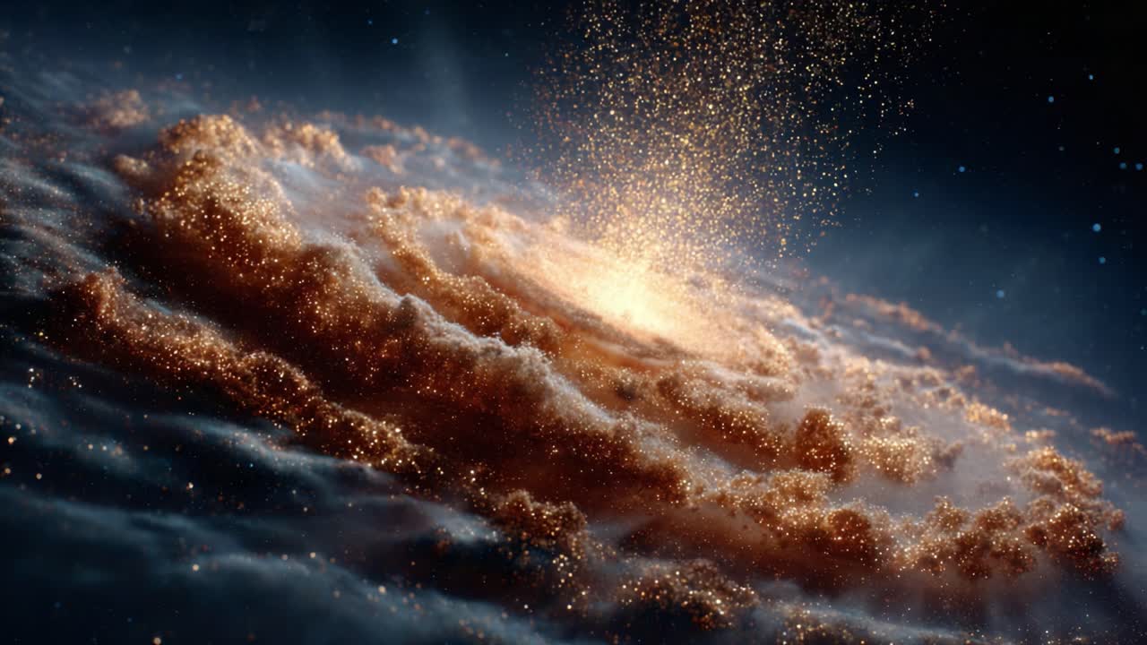 A Breathtaking View of Star Formation: Cosmic Dust Clouds and Stellar Events Illuminate the Universe in This Stunning Celestial Scene