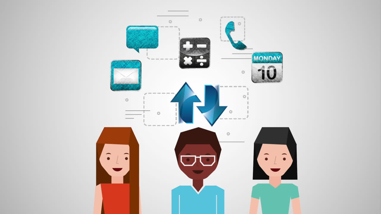 tecnología de big data con personas de la comunidad