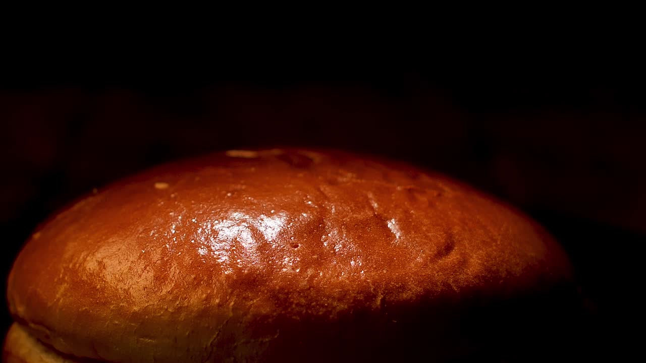 햄버거 의 클로즈업