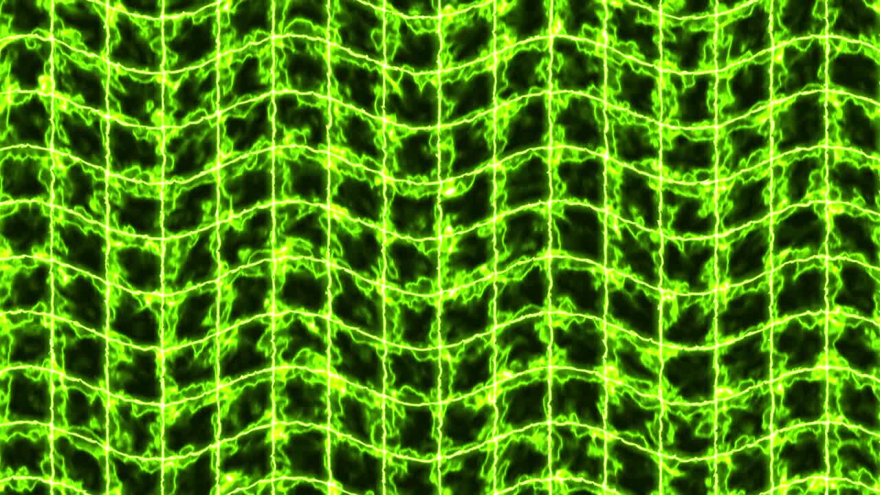 VJ Loop animation. Animated neon grid. 4K. 60 fps.