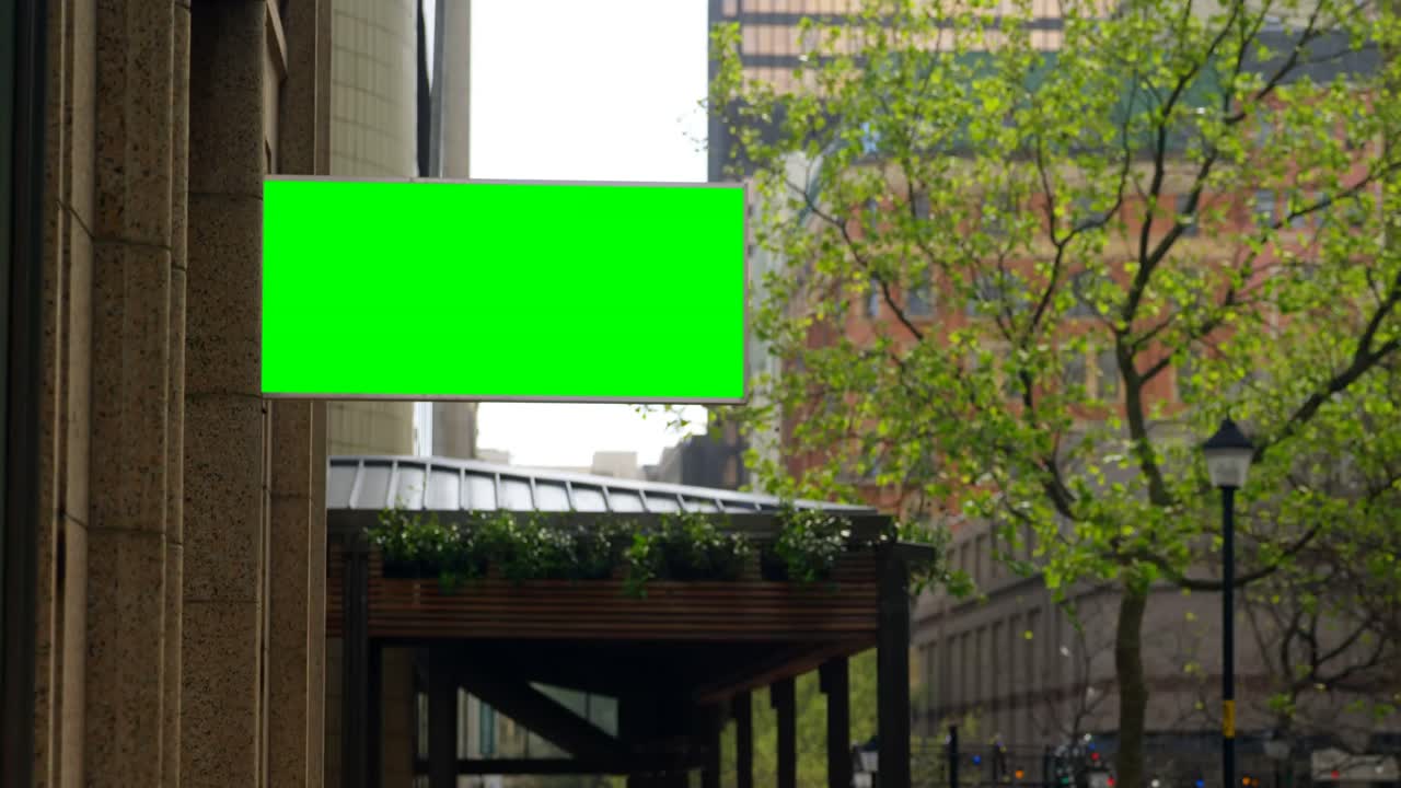 도시 4k에 있는 건물의 외관에 리드 호스팅