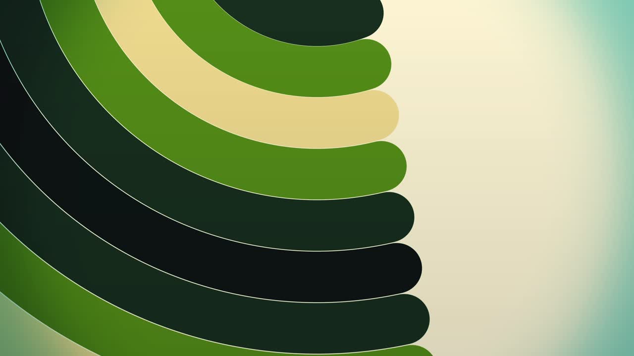 Abstract Green and Black Geometric Pattern