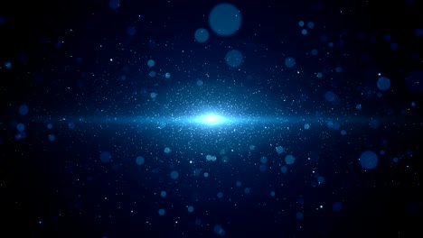 particles blue dust abstract light bokeh motion titles cinematic background loop