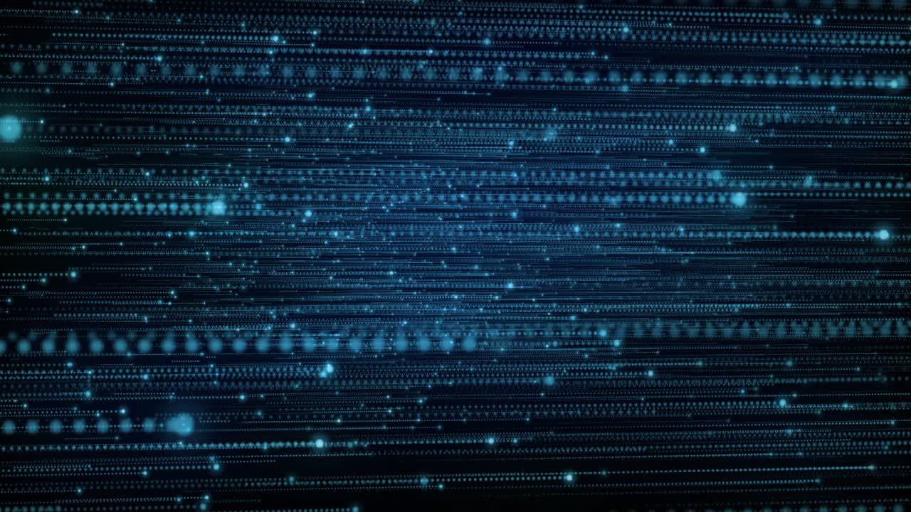 Animation of background with moving blue circles and lines