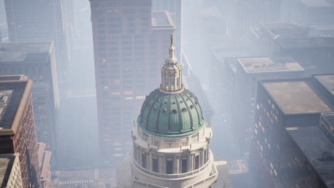 skyscrapers-covered-by-morning-fog