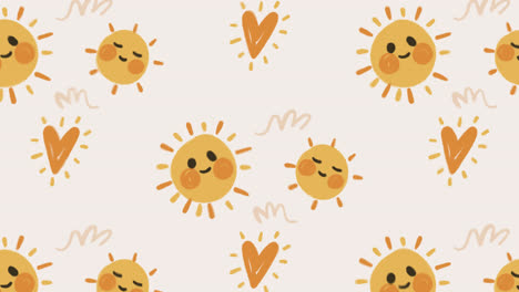 an animation of a hand drawn╬o├╢┬╝γoe£├¡sun pattern