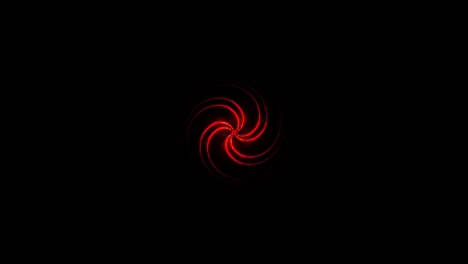 colorful circular point wave of glowing points of light on black background