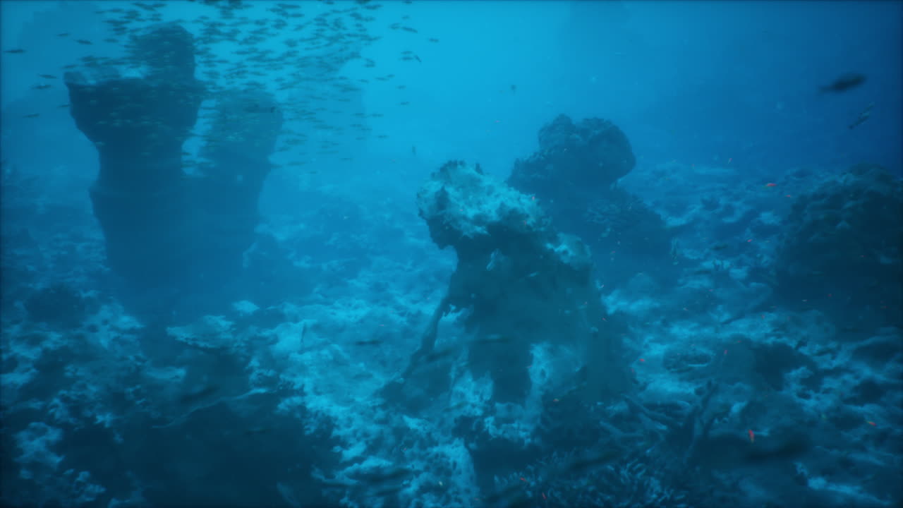 descubriendo la tranquila belleza de un mundo submarino lleno de vida marina