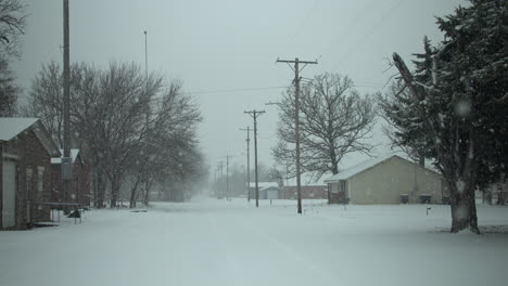 Holiday,-Christmas-snow-scenery-in-slow-motion